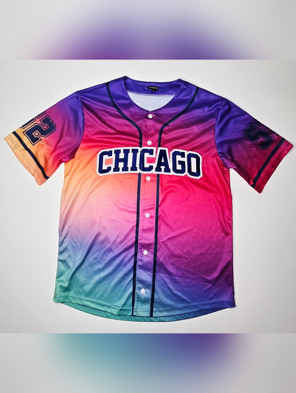 Official LE SSERAFIM Chicago Baseball Jersey 2025 Easy Crazy Hot Tour Exclusive